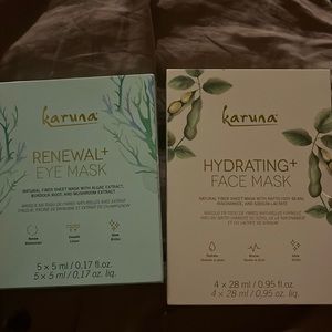 Karuna Face Masks Set of 4/ Eye Mask Set of 5